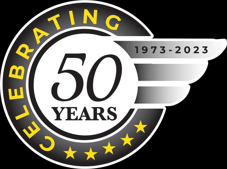 Bristols Celebrating 50 Years Logo